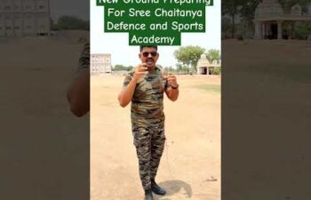 New Ground Preparing For Sree Chaitanya Defence and Sports Academy